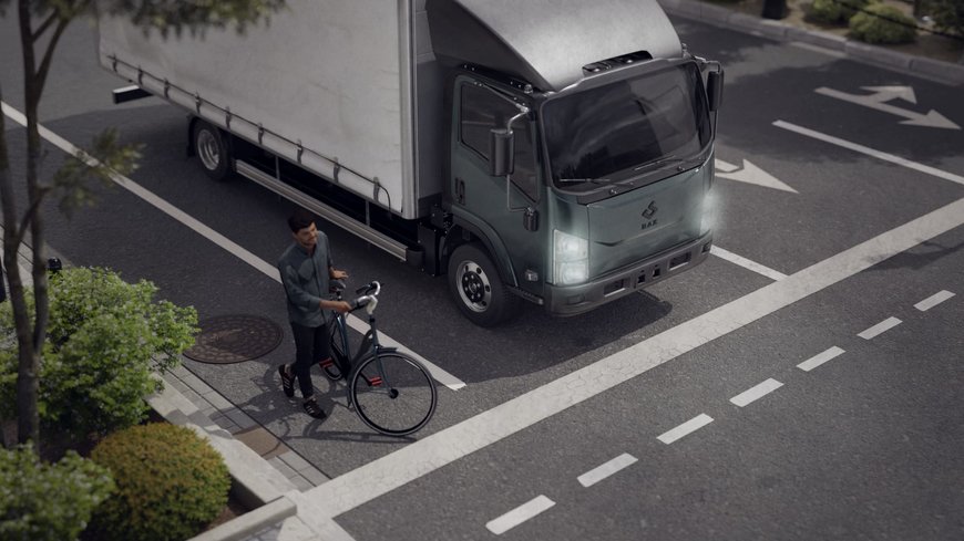 BAX: Der neue E-Lkw, der besser ist für Fahrer, Radler und Fußgänger